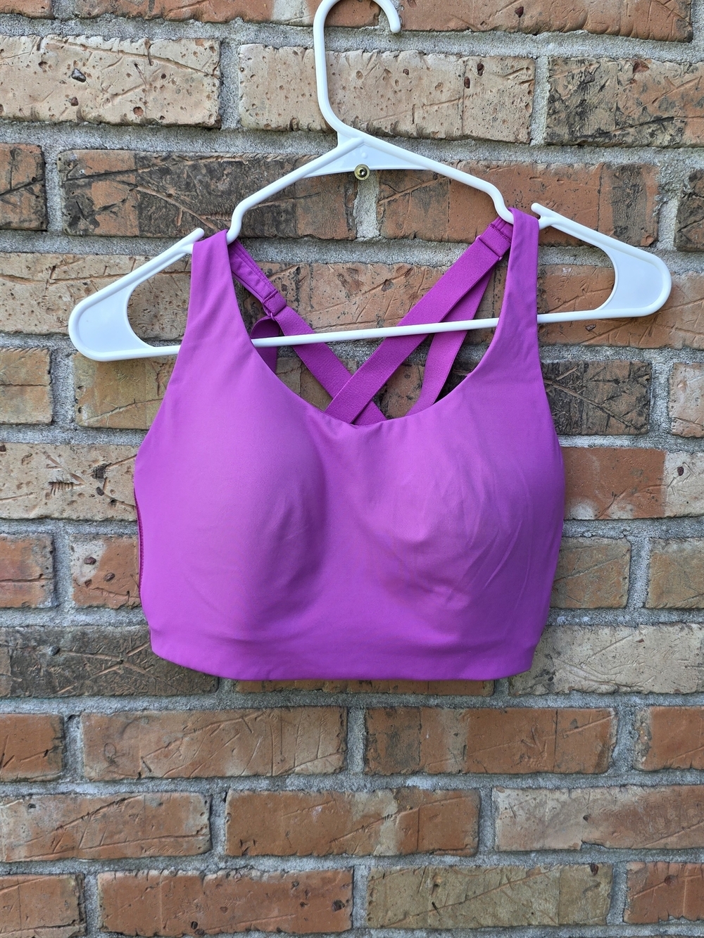 lululemon athletica Bright Magenta Crossback Sports Bra - Picture 4 of 8